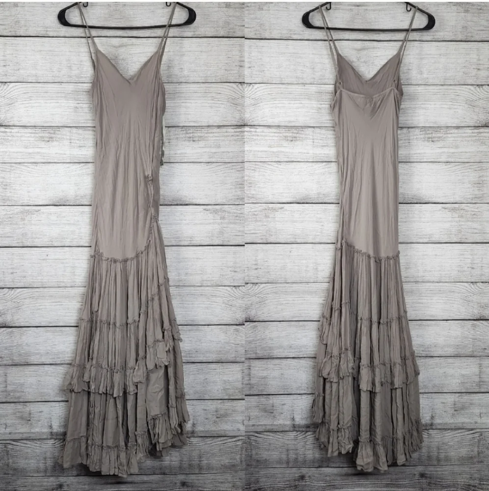 Free People Boho Ruffle Maxi Dress - Picture 4 of 8